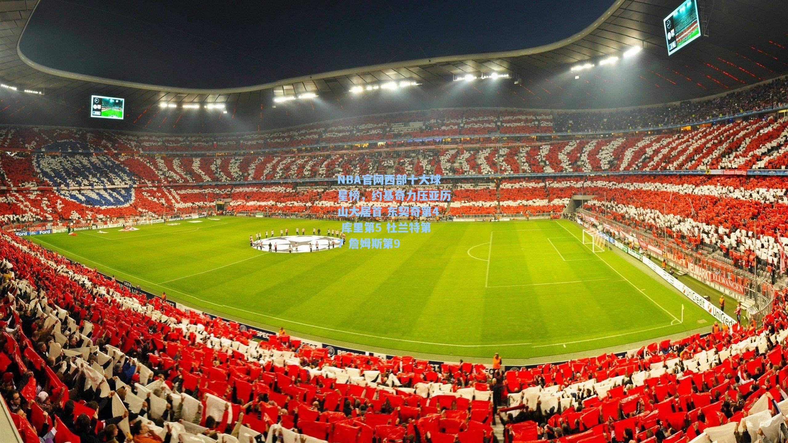 NBA官网西部十大球星榜,约基奇力压亚历山大居首 东契奇第4 库里第5 杜兰特第7 詹姆斯第9